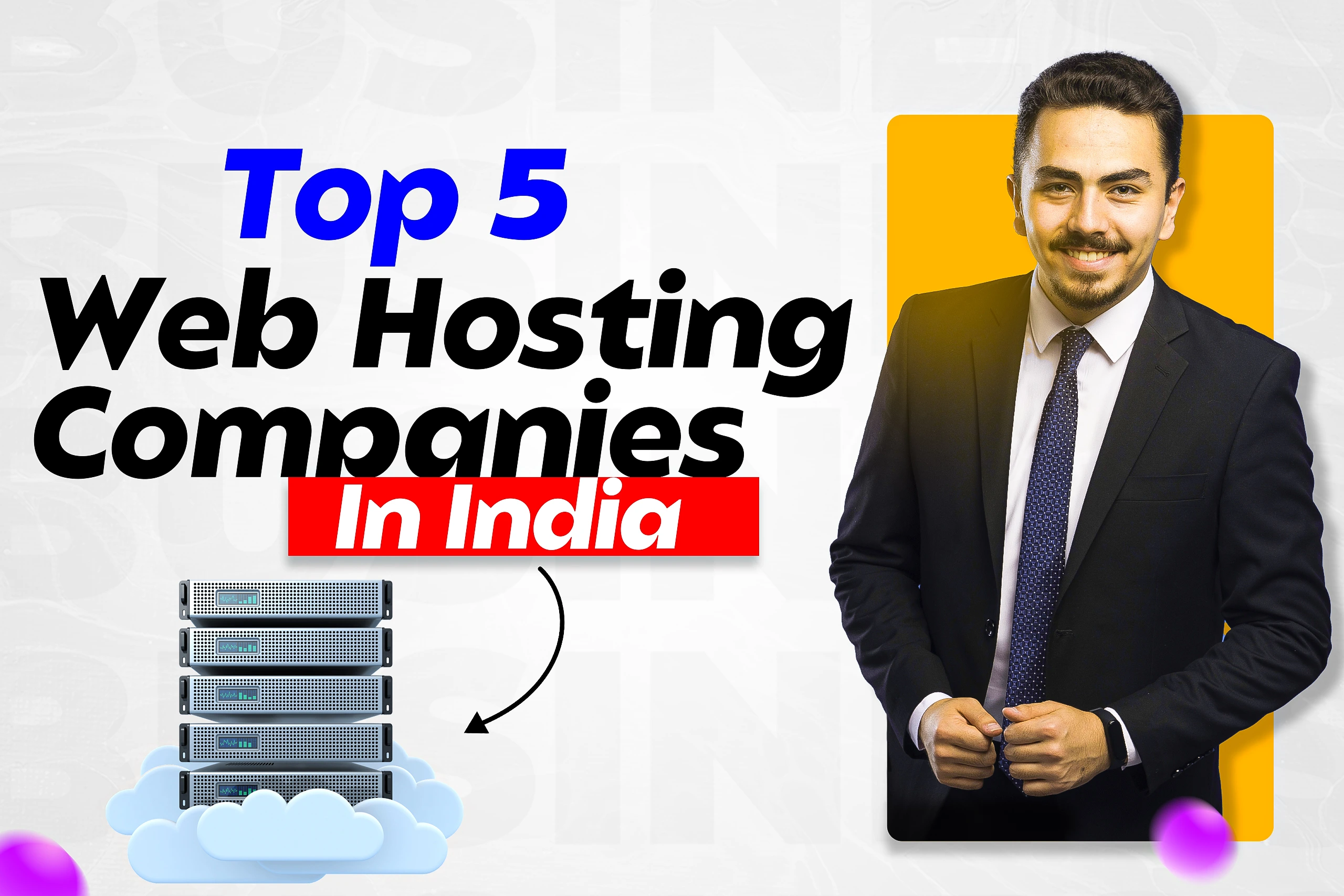 top 5 web hosting companies in india